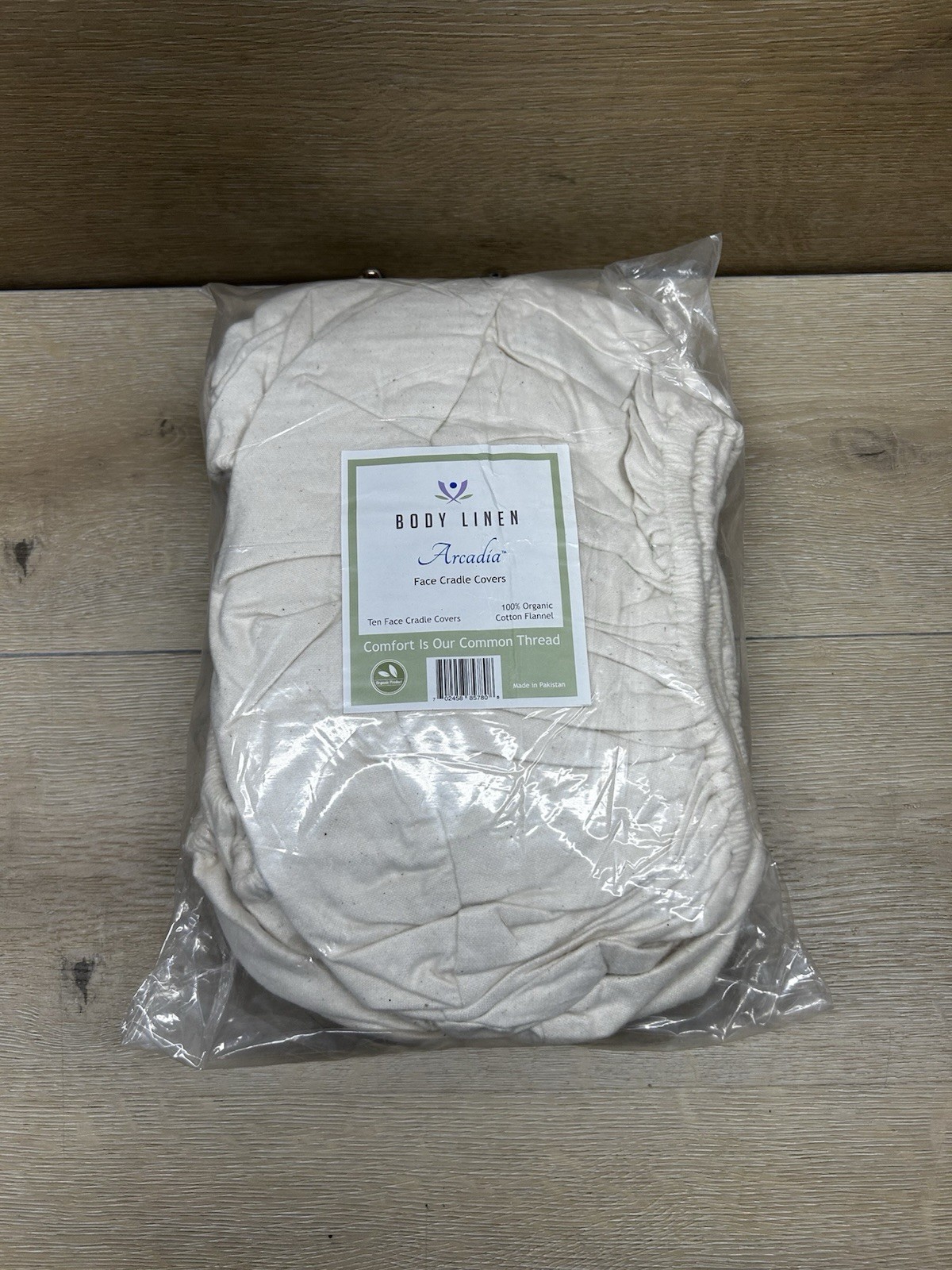 Arcadia™ Organic Cotton Percale Face Cradle Covers for Massage Tables & Chairs