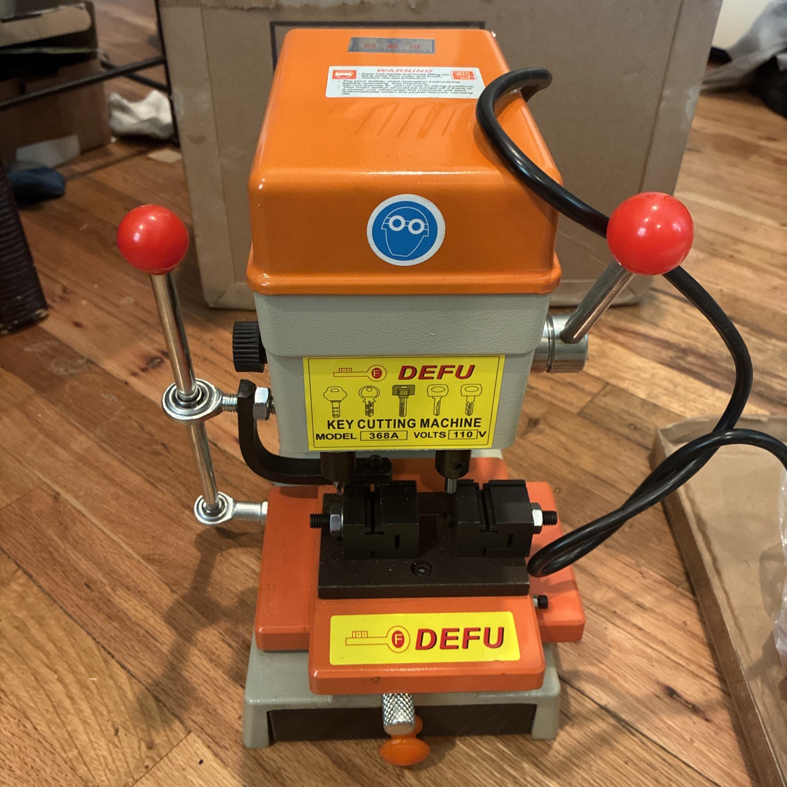 Defu 368A Multifunction Vertical Cutting Machine Cutter Drill 110V