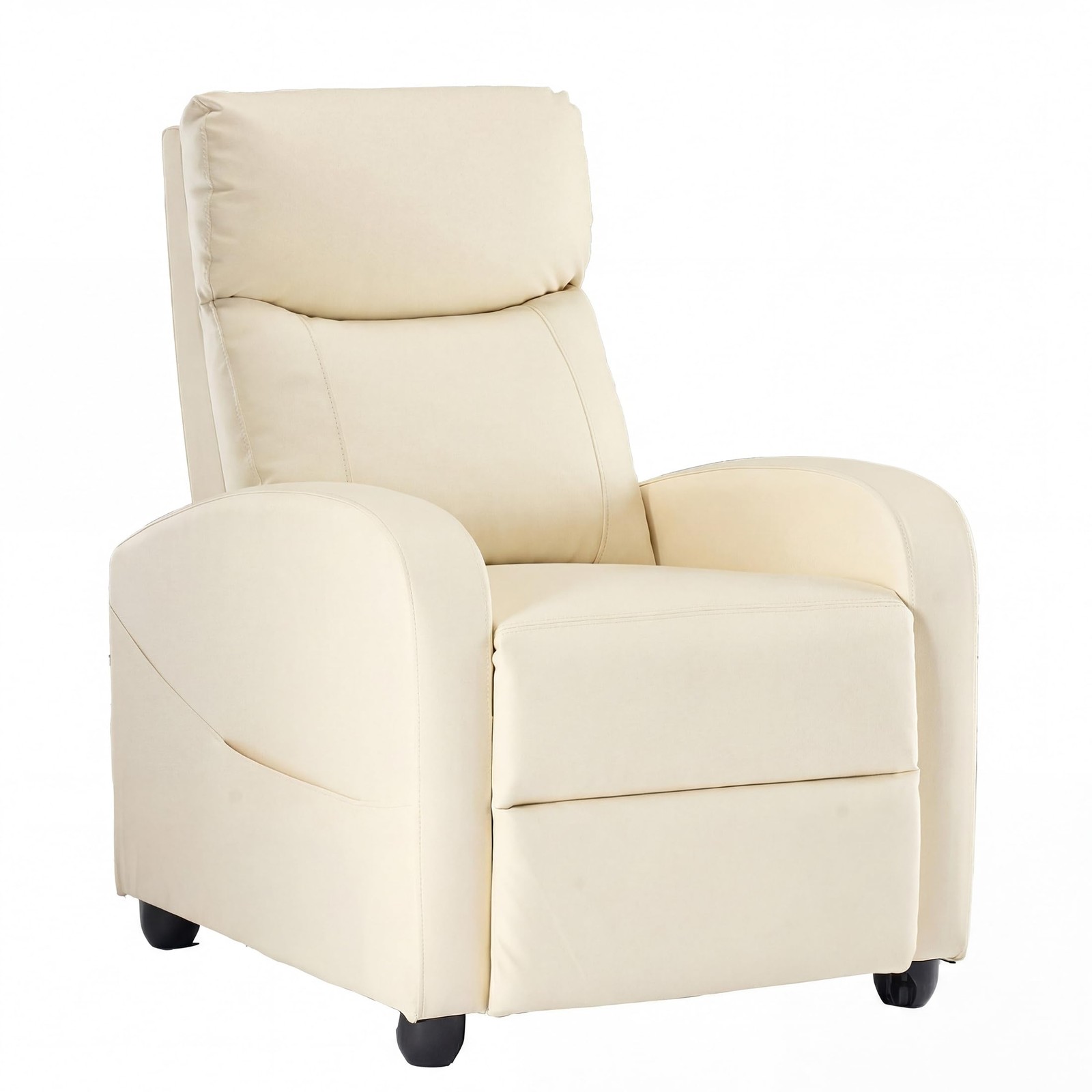 Sweetcrispy Massage Recliner 34.3"D x 26.7"W x 38.6"H (With Massage), Beige