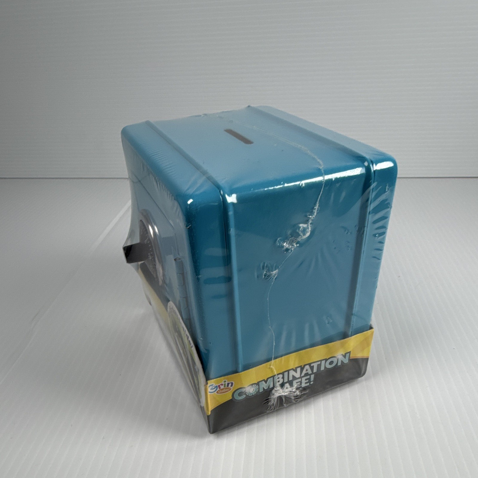 Grin Studios Small Portable Steel Combination Safe Blue