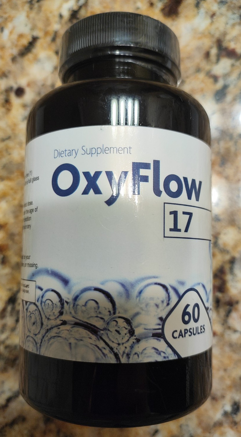 OXYFLOW 17 800MG 60 CAPSULES ED SUPPLEMENT FOR MEN Exp 04/2026 NEW!