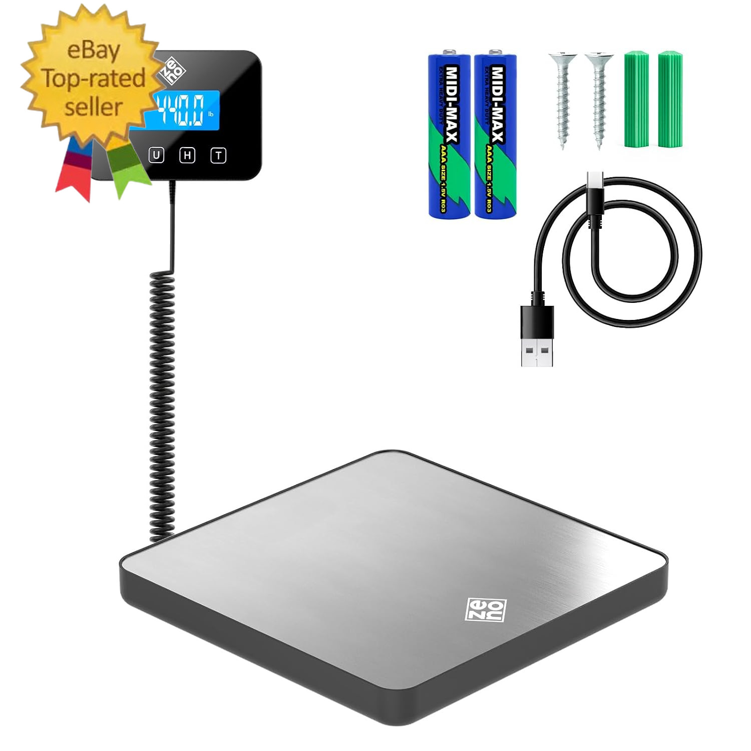 Shipping Scale for Small Business - 440 Lbs/0.35Oz - High Accurate Digital Posta