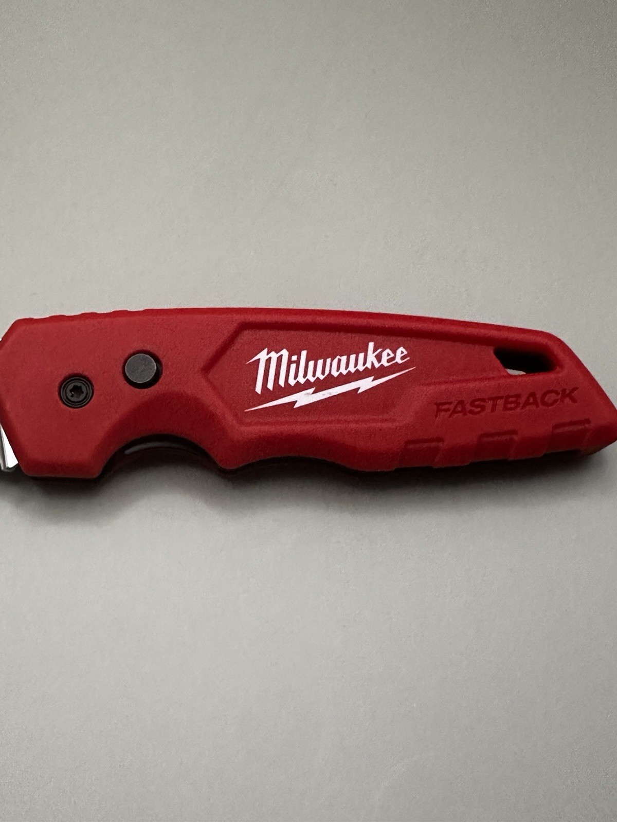 New - Custom Laser Engraved Milwaukee Fastback Hawkbill Folding Knife