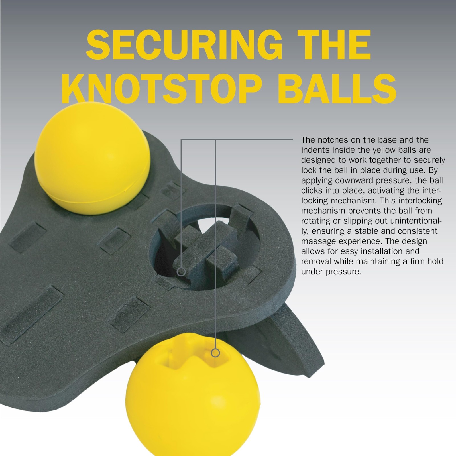 Rolflex KnotStop - The Neck Relief Tool for Knots and Trigger Points.