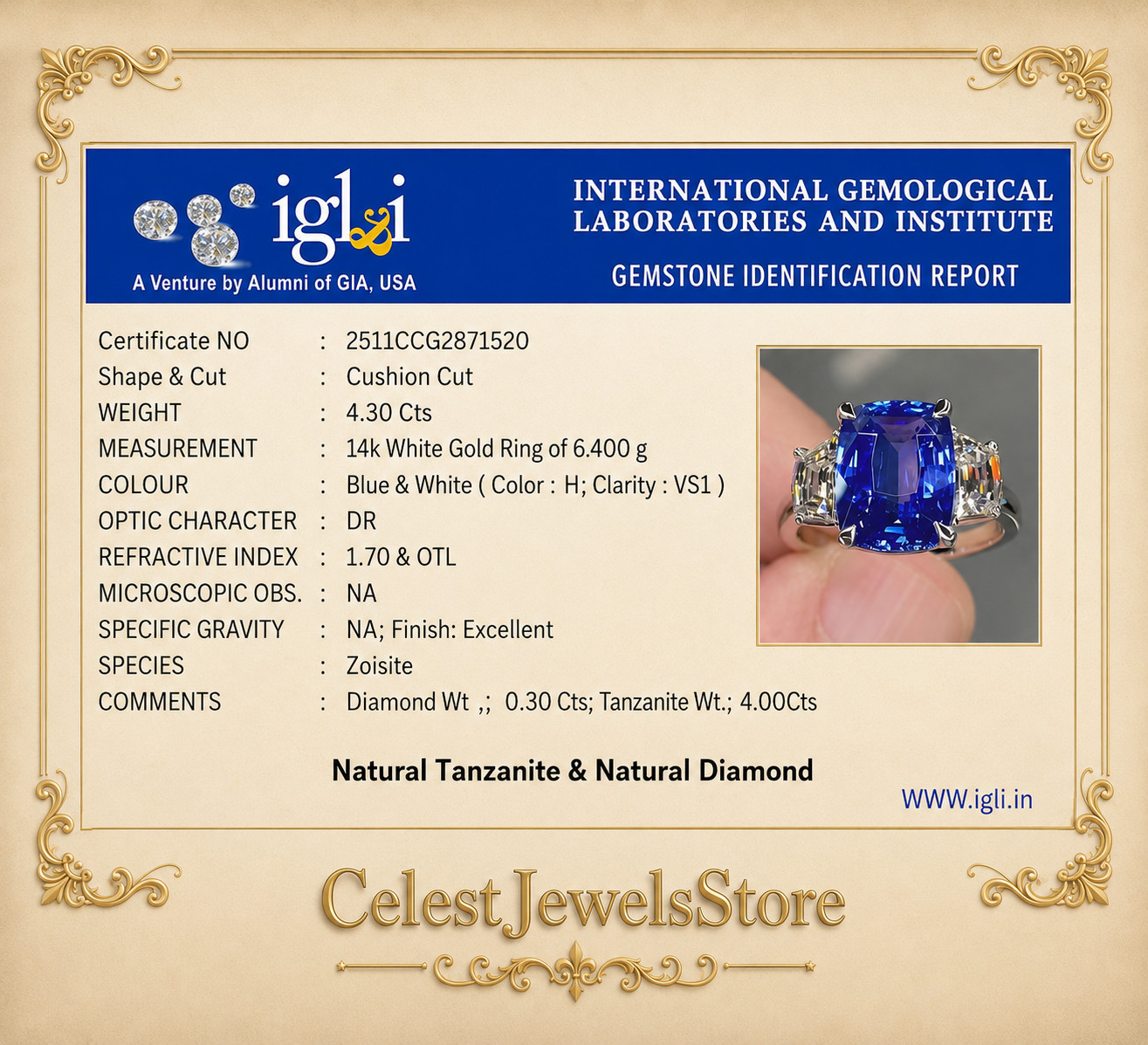 Natural Diamond & Radiant Cut 6.00 Ct Solid 14K White Gold Congratulations Ring
