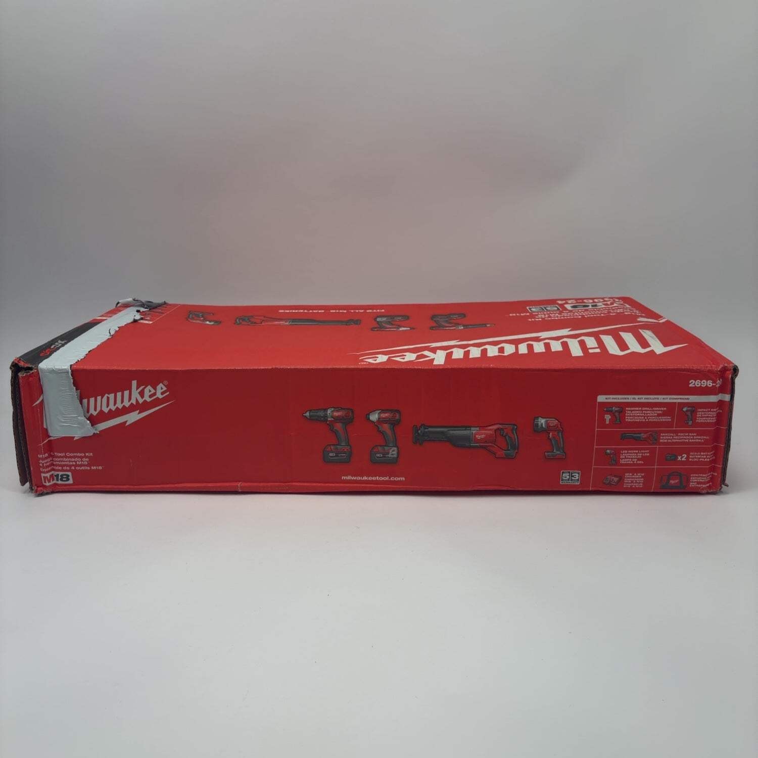 New Milwaukee 4-Tool Combo Kit 2696-24