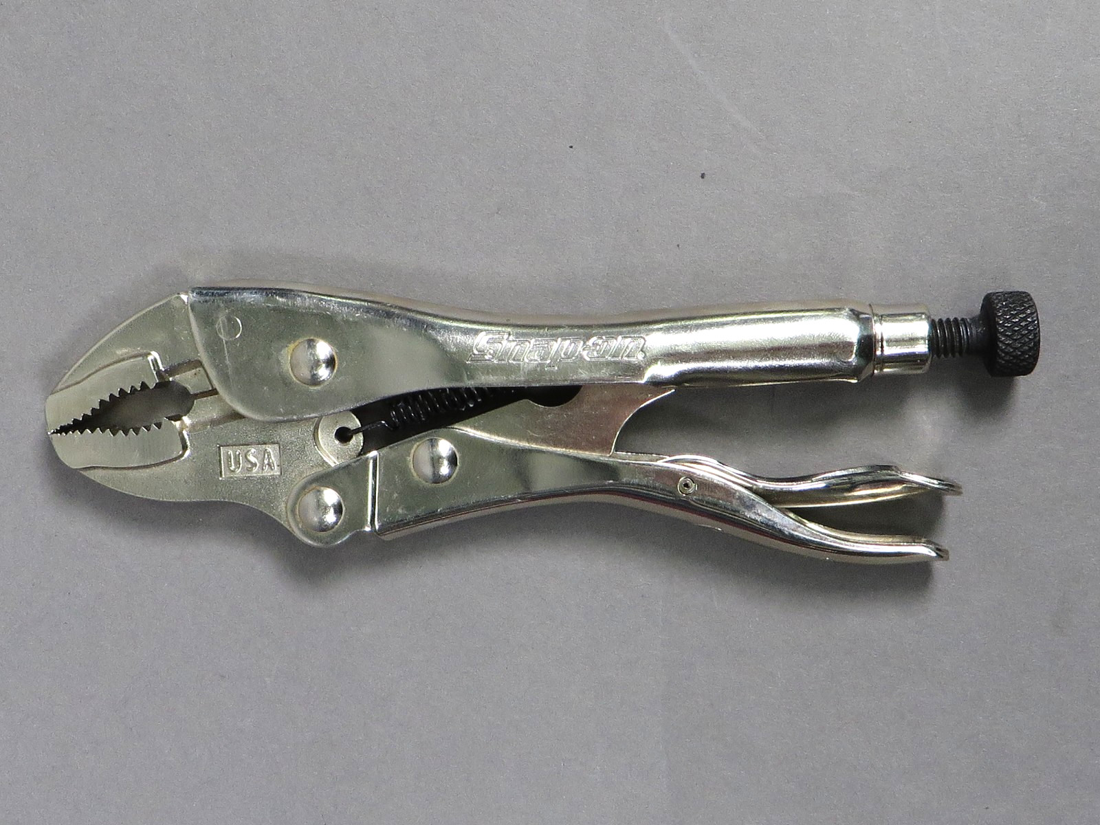 Snap-On LP7WC 7" Locking Pliers with Cutter USA Polished - MINT!!