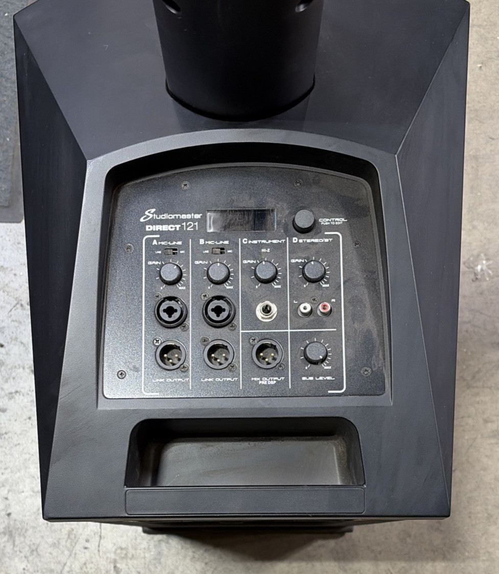 Studio Master DIRECT121 Subwoofer & Compact Vertical Array Column Speaker