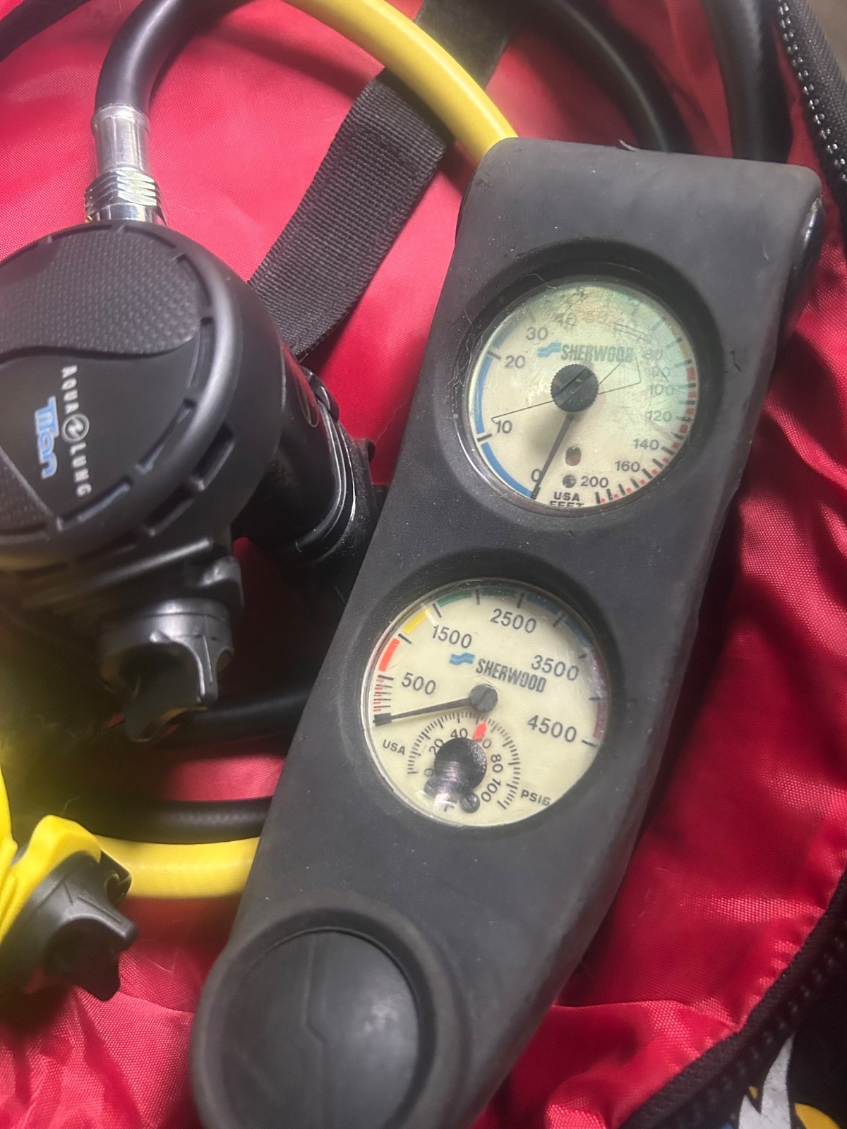 Aqualung Titan Regulator, Octo, Complete Setup just serviced