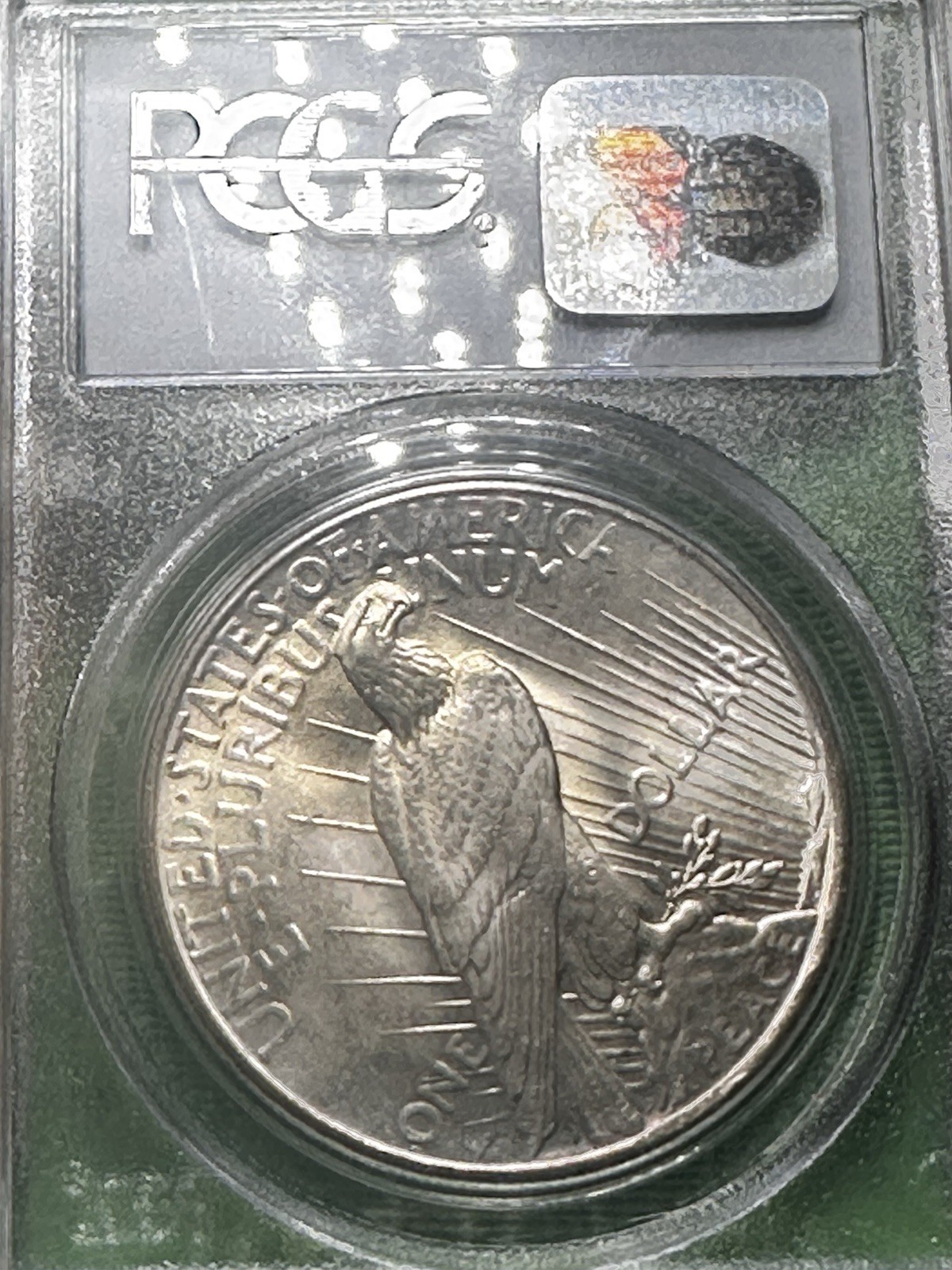 1925 Peace Silver Dollar MS65 PCGS Blue Label