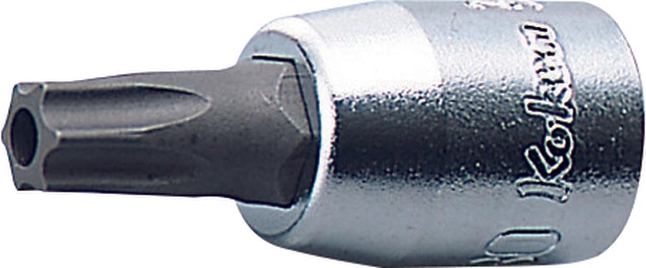 Ko-ken 2025.28-T10H 1/4 Sq. Dr. TORX T10H Bit Socket - One Size, Silver