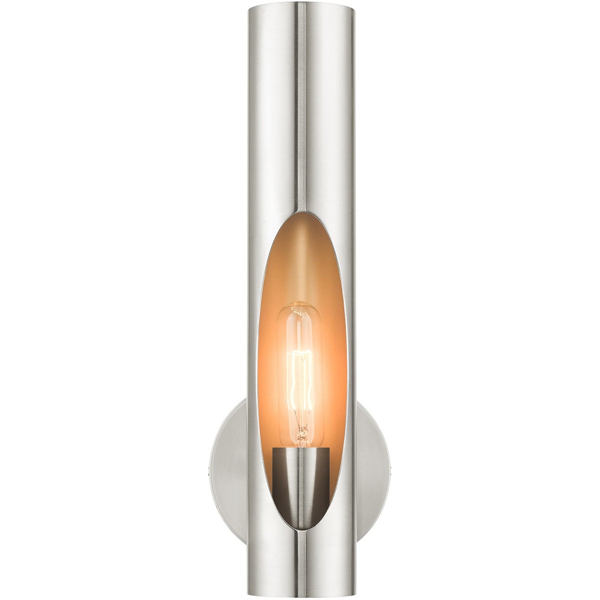 Livex Lighting 45891-91 Novato Wall Sconce Brushed Nickel