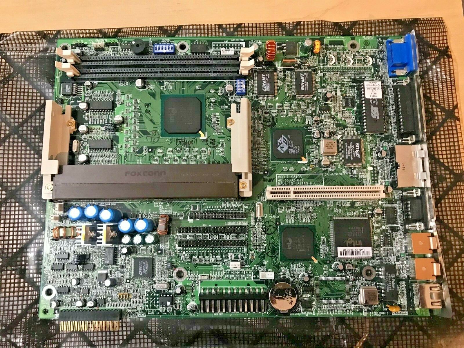 VINTAGE ACER ASPIRE V66LT SLOT 1 LPX MOTHERBOARD VGA LAN 48.33802.011 MBMX35
