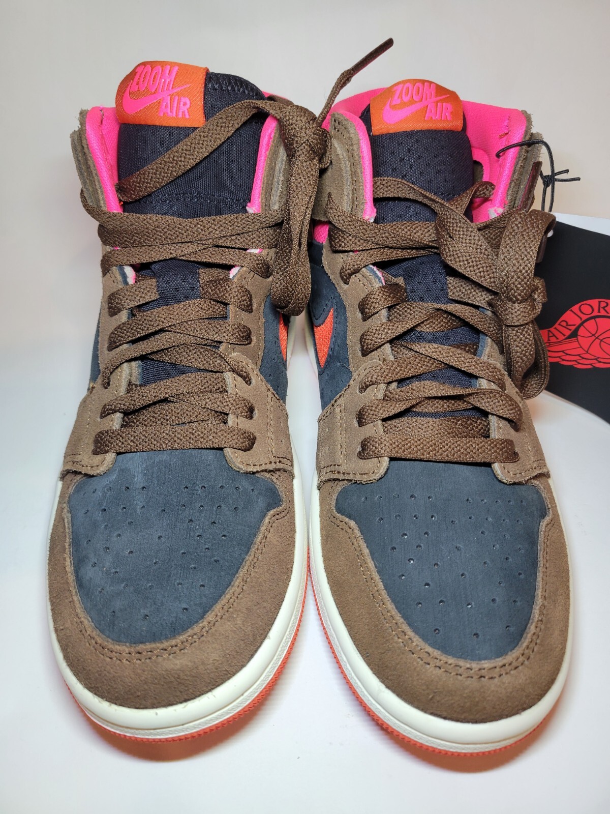 Nike 5 Wmns Air Jordan 1 ZM Air CMFT 2 Cacao Wow Picante Women Shoe DV1305-206