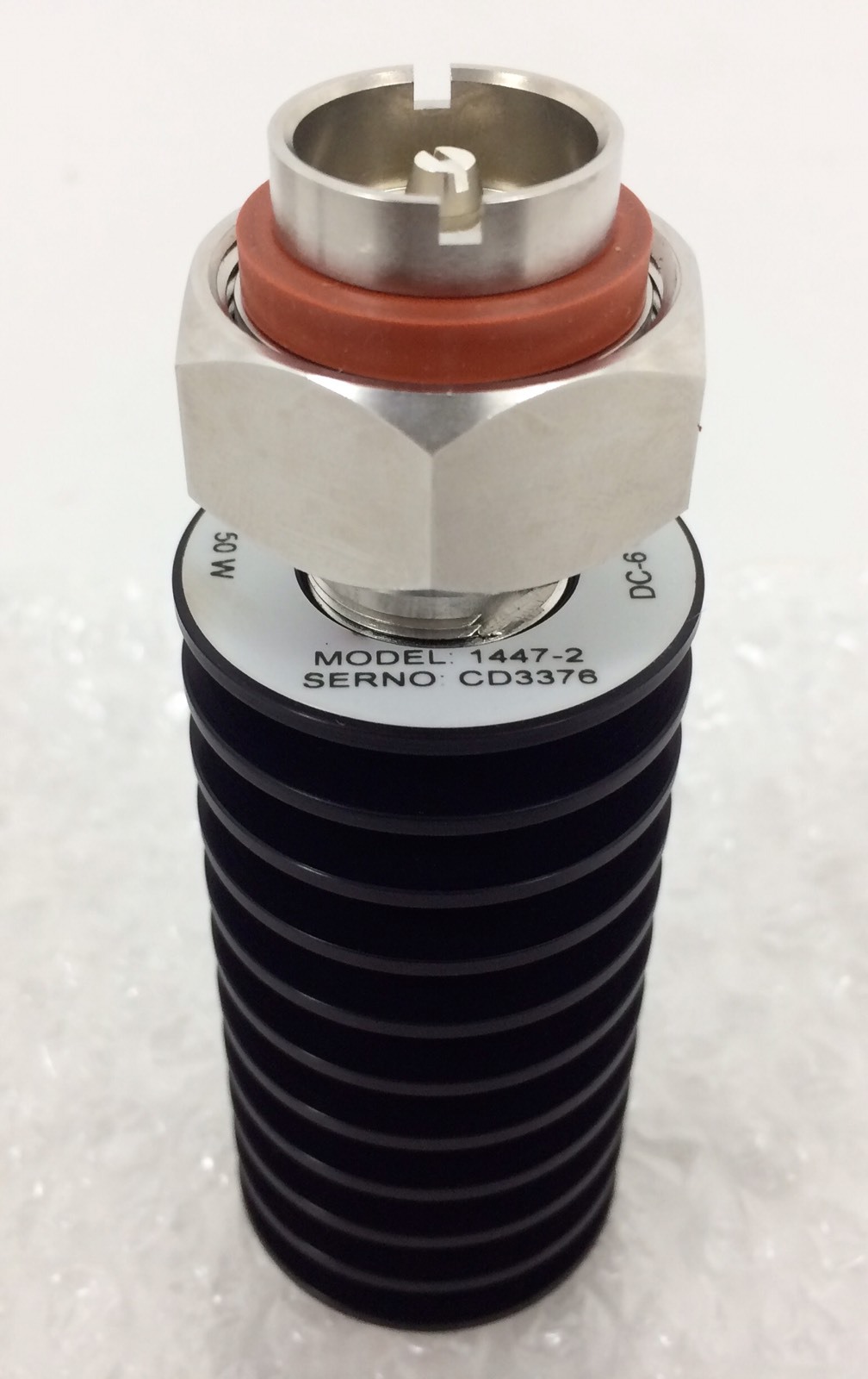 Aeroflex Weinschel 1447-2 Coaxial Attenuator 50W DC to 6 GHz 7/16 Male Connector
