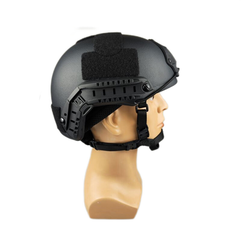 Tactical Ballistic Helmet UHMW-PE NIJ IIIA GA2 Bulletproof Military BK Black FG