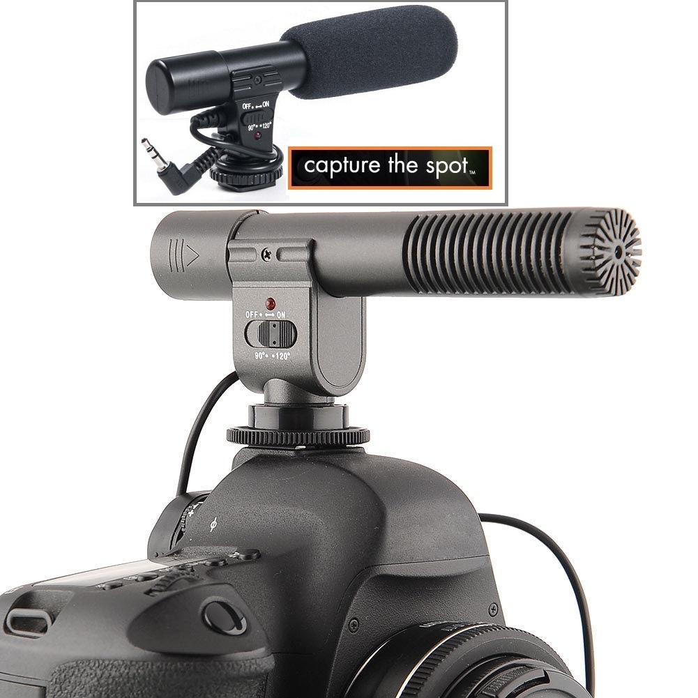 Mini Compact Professional Condenser Microphone For Canon Vixia HF R60