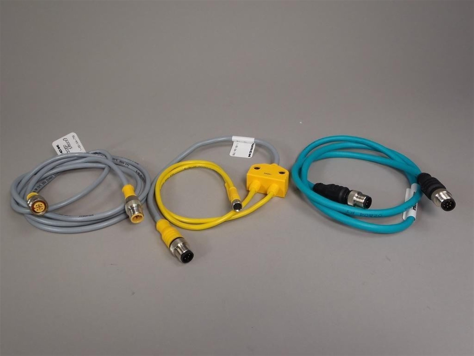 Lot of (4) Asst Cables Turck, InterlinkBT 4,6,8-Pin S-Video -New Old Stock