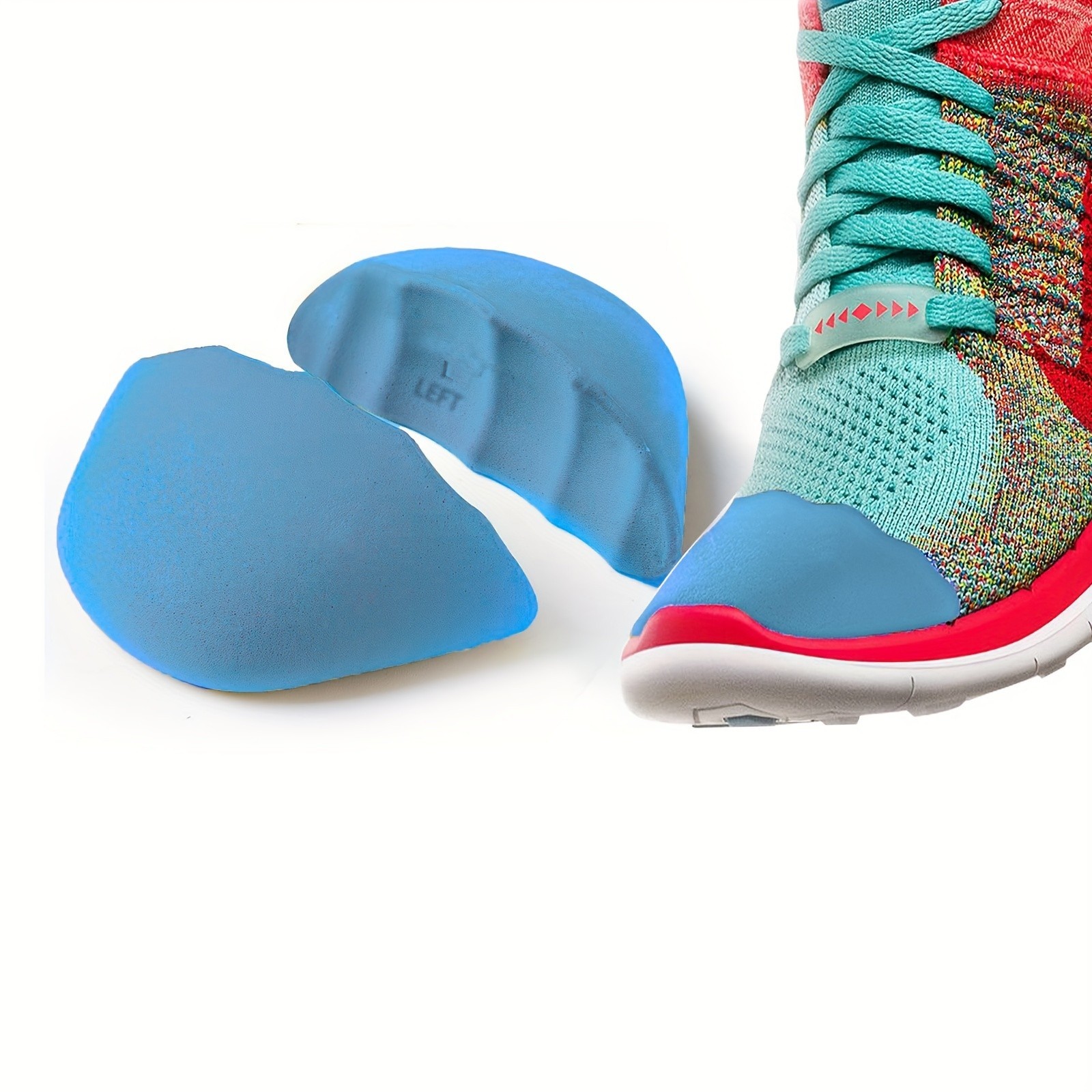 Shoe Fillers for Loose Shoe, Toe Filler Inserts for Shoe Too Big 1 Pair