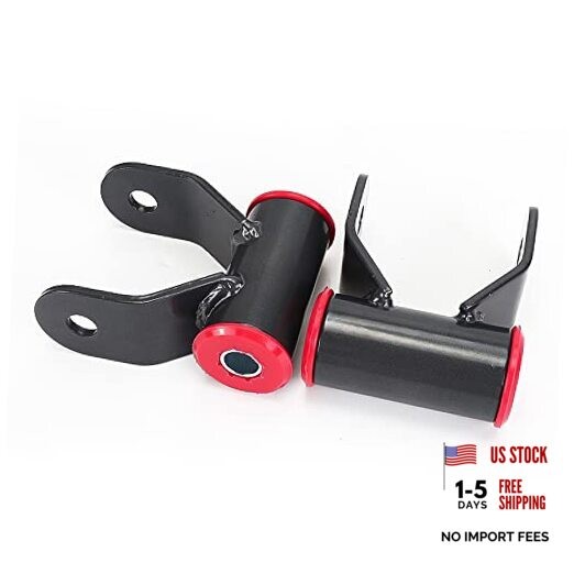 Rear Drop Lowering Leaf Spring Shackle kit 2" 412120 Compatible with 2002-2008