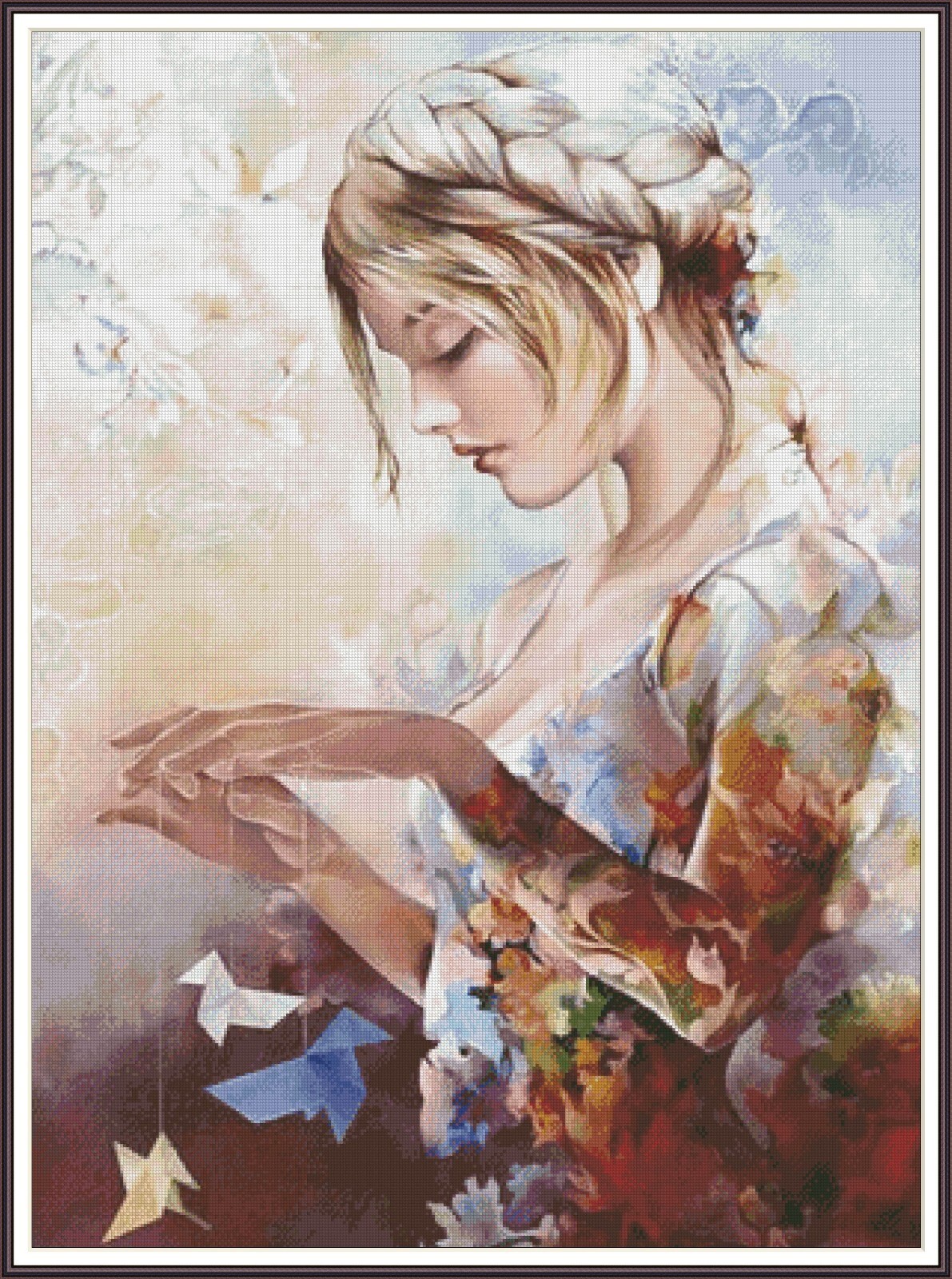 World in motion 1372 - Chart Counted Cross Stitch Pattern Xstitch