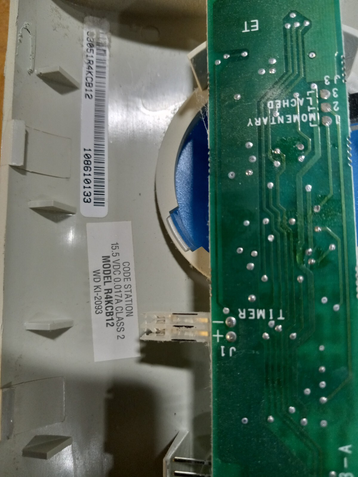 Rauland Responder 4000 R4KCB12 Code Button Station