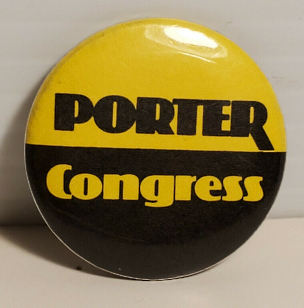 VINTAGE NEVADA REP JON PORTER CONGRESS POLITICAL CAMPAIGN PINBACK BUTTON PIN