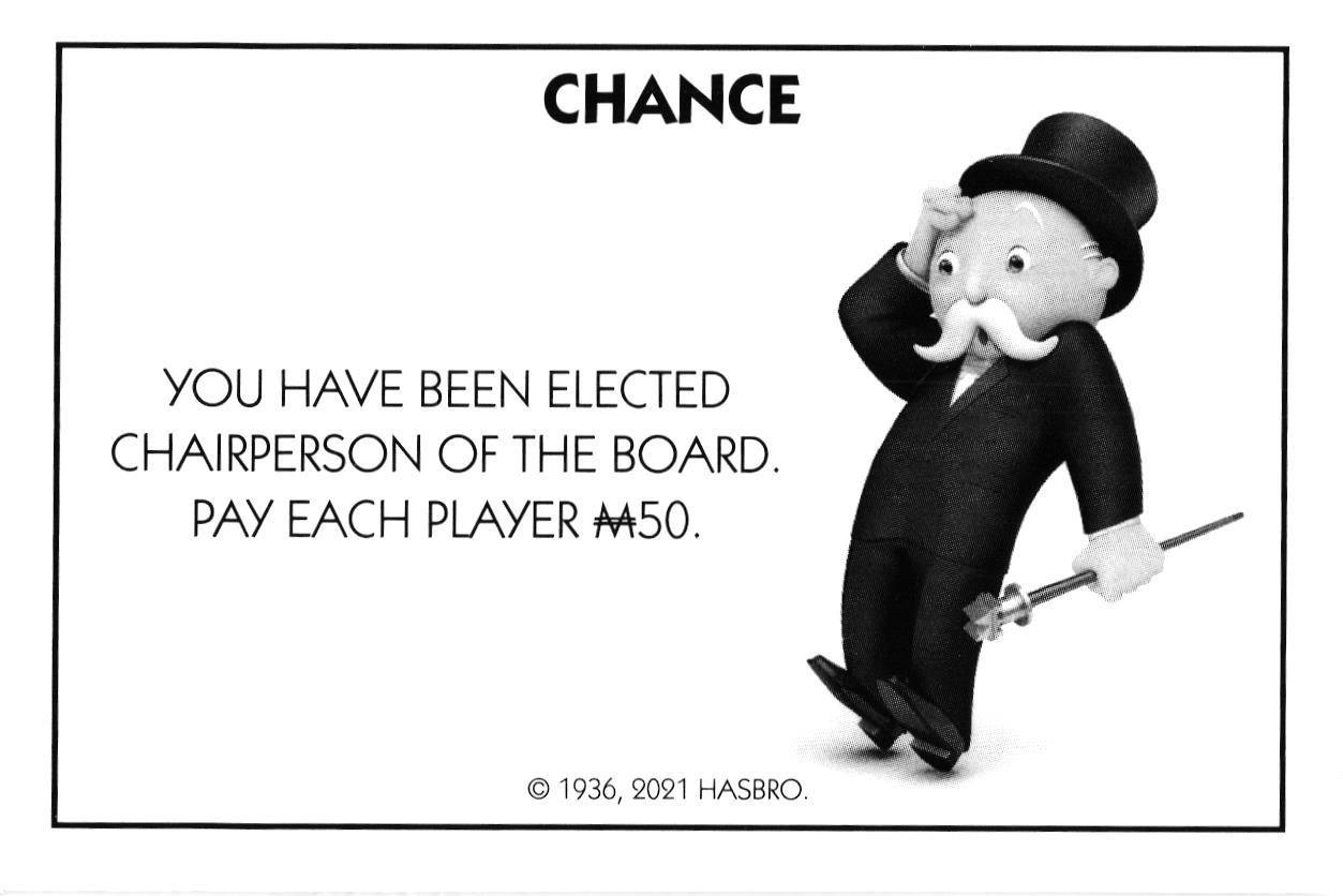 Monopoly Card Chance