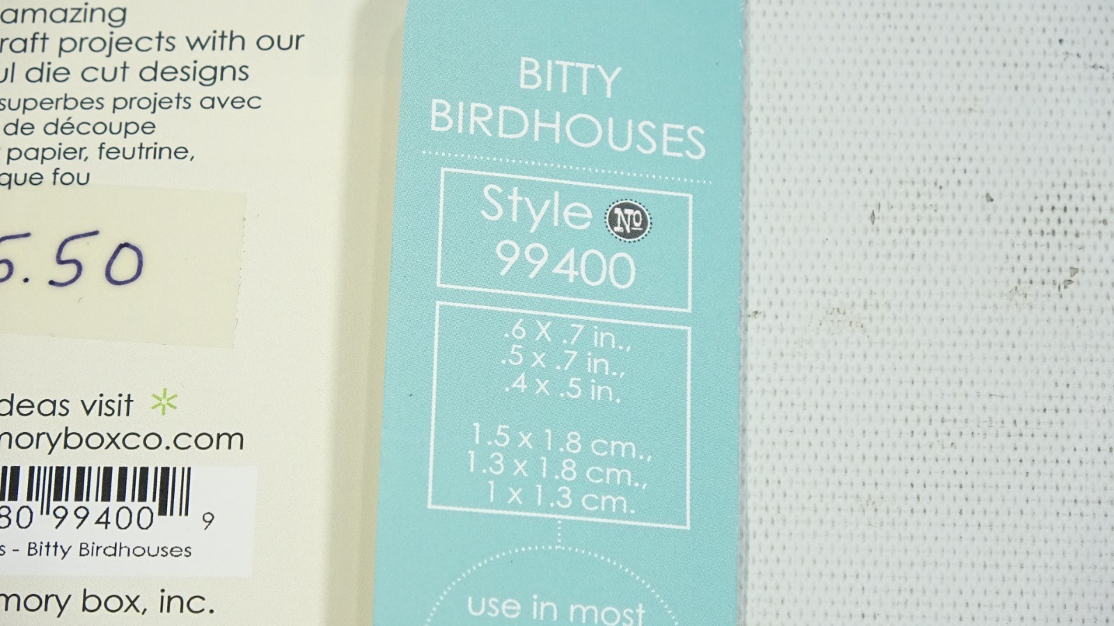 2016 Memory Box Craft Steel Die Bitty Birdhouses 99400