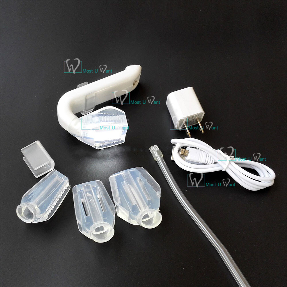 Dental Wireless Chargeable Intro Oral LED Lamp Easy Bite Blocks Light USA Ship