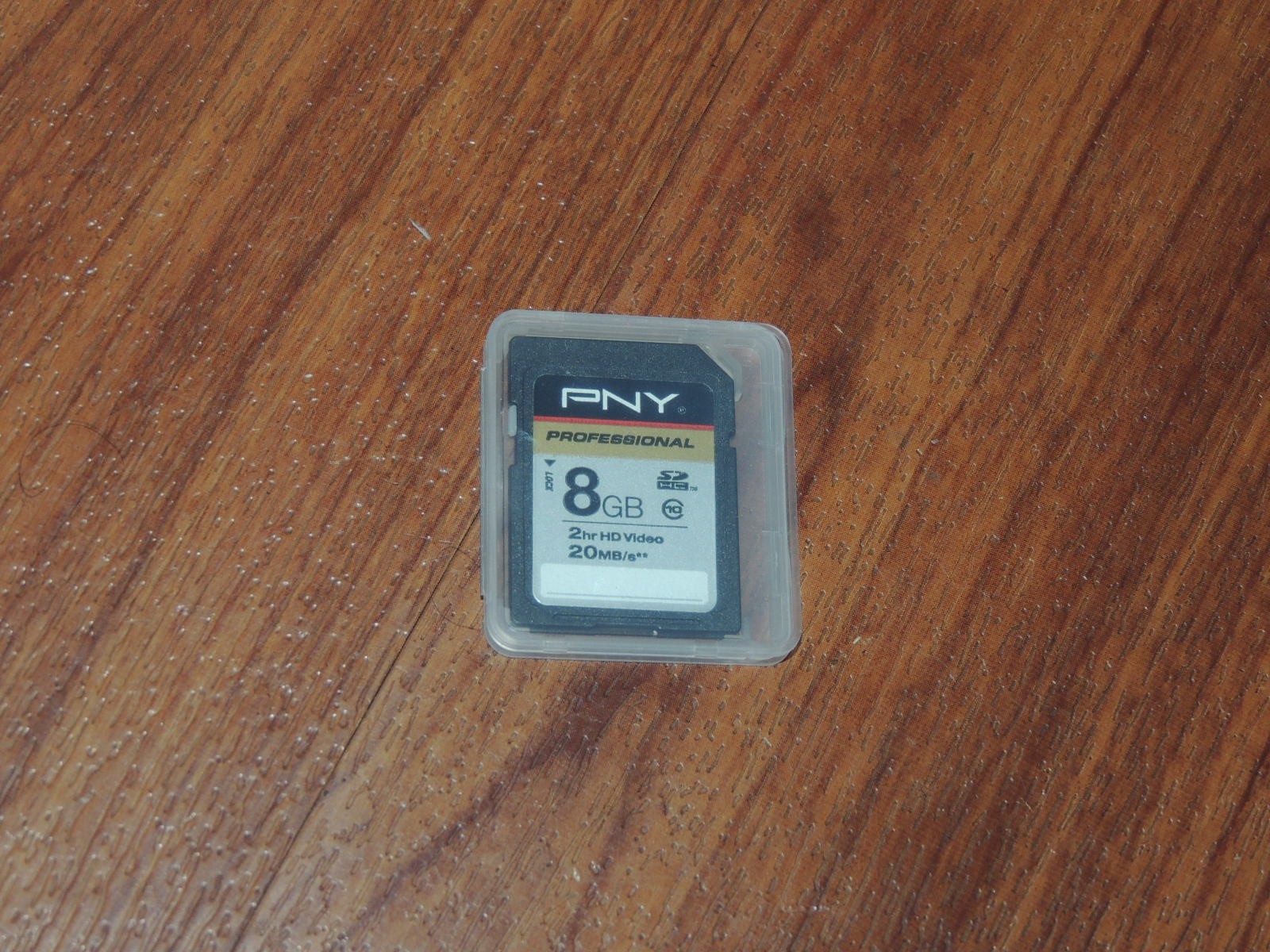 Genuine PNY Professional 8GB SDHC Memory Card - 20 MB/s - Class 10