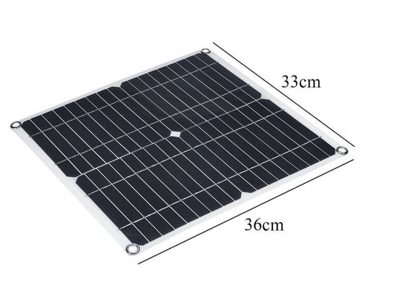 200W Solar Panel Kit Battery Charger&100A Controller For Car Van Caravan Boat US