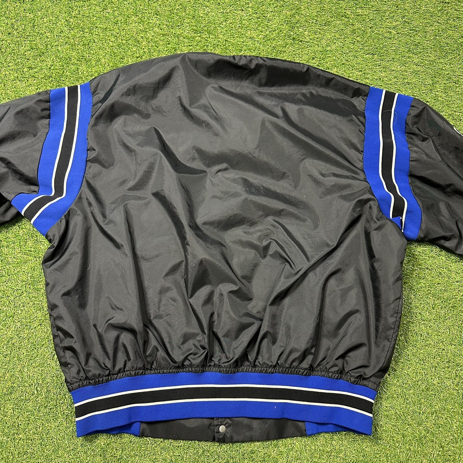Northern League Madison Black Wolf Player Issued #7 Button Throwing Jacket 2XL