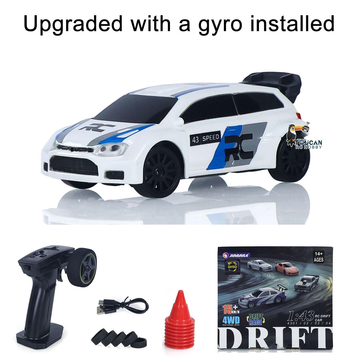 2.4GHz Mini RC Drift Car 1:43 Racing Vehicle High Speed 4WD Ready to Go Mini Car