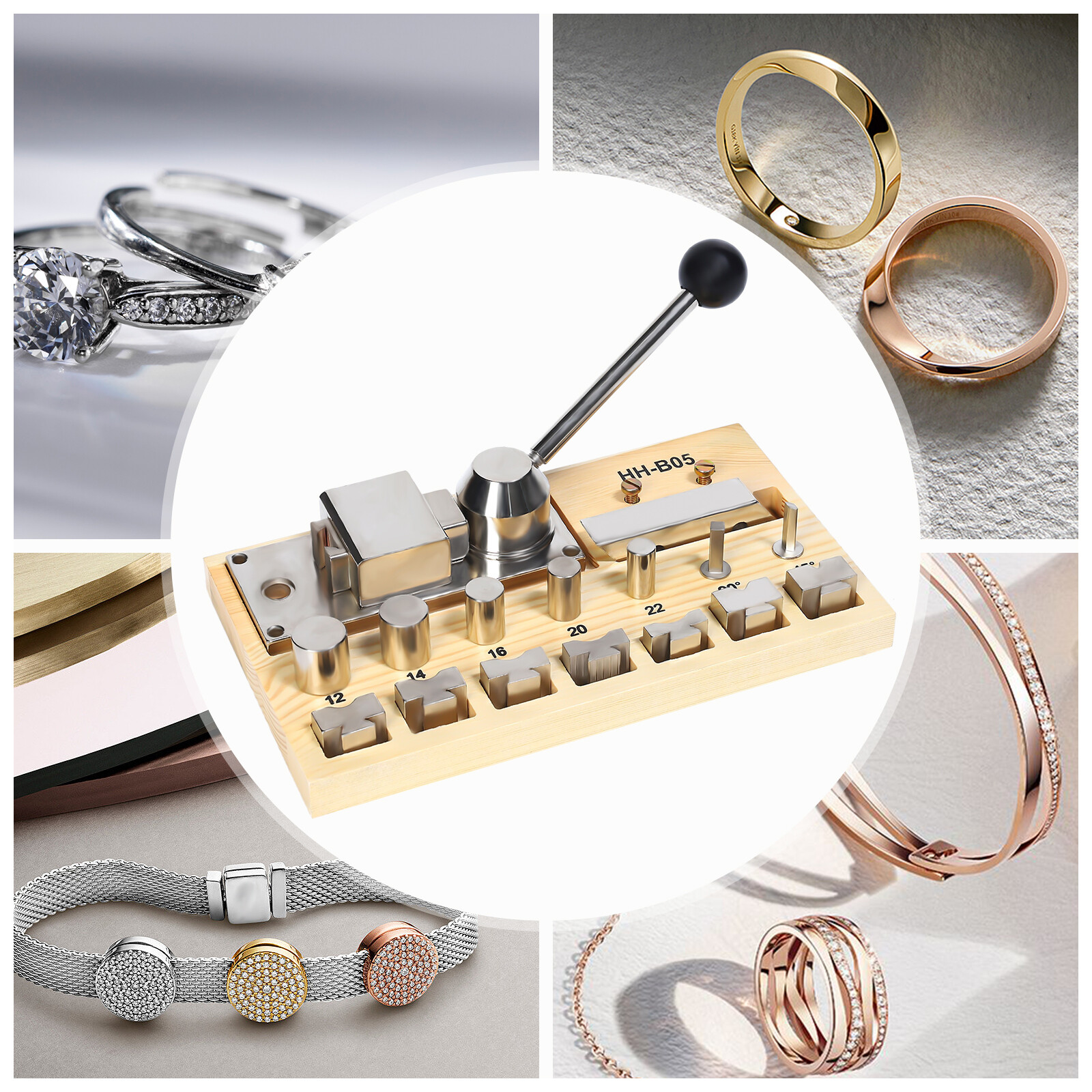 Professional Ring Bending Tool Jewelry Ring Bender Tool Device Ring Making Tool