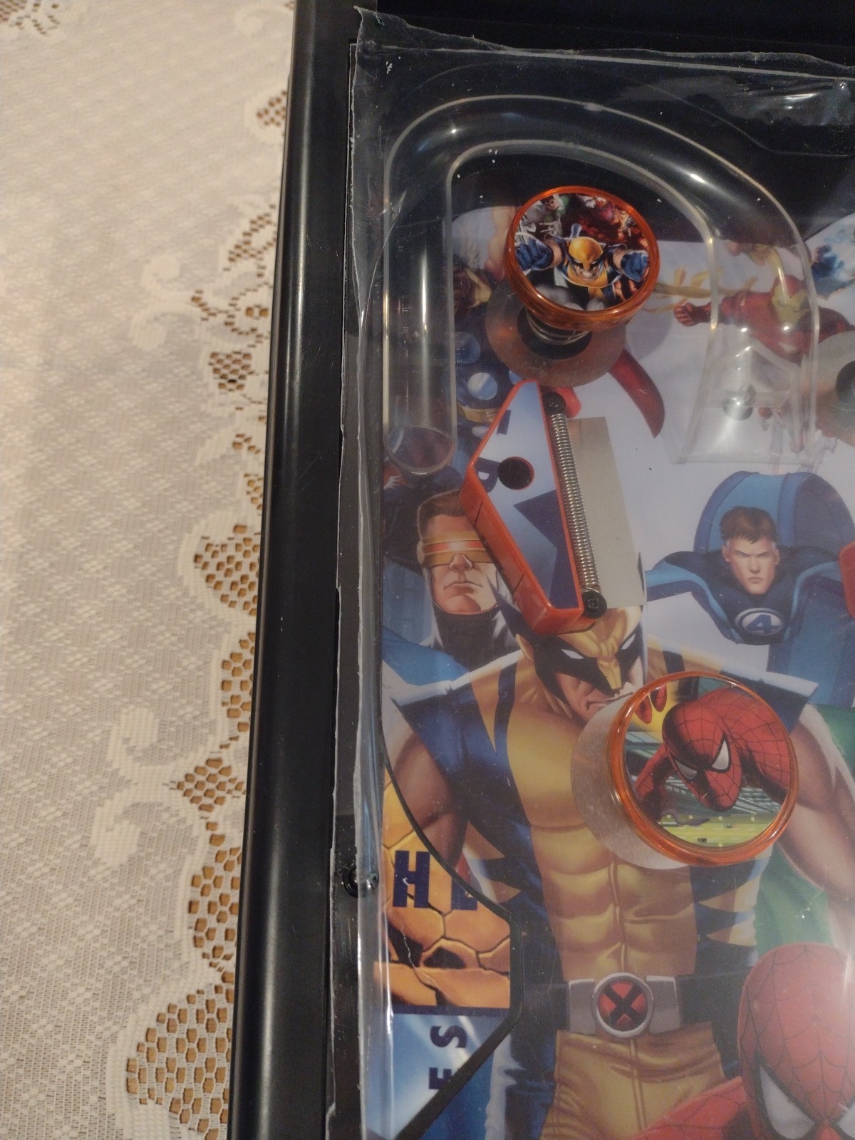 Marvel Heroes Table-Top Mini Pinball Machine 19’’ Play Area New Plexi Works