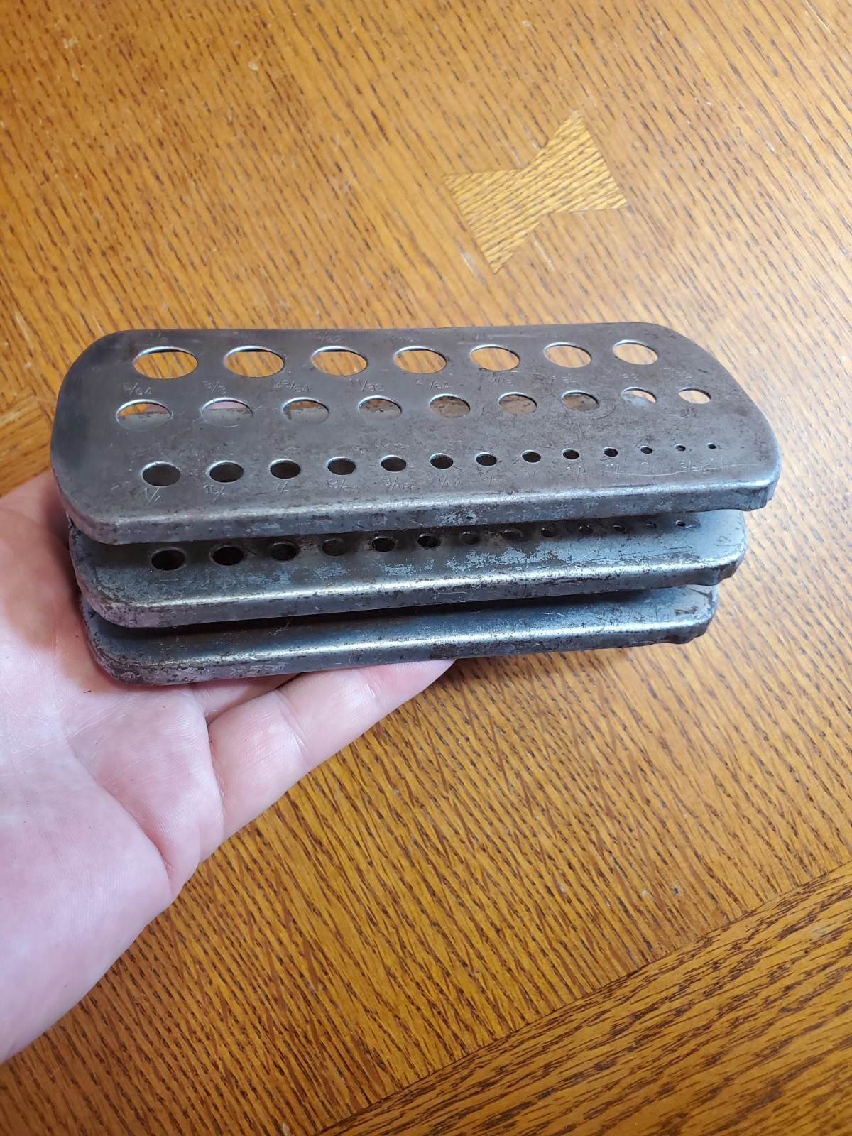 ANTIQUE MACHINEST BLACKSMITH DRILL BIT INDEX/HOLDER Premier Japan