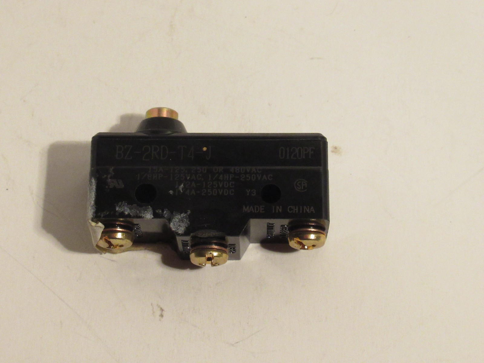 MICRO YAMATAKE BA-2RD-T4-J BA2RDT4J 15A 125,250, OR 480VAC SWITCH NEW