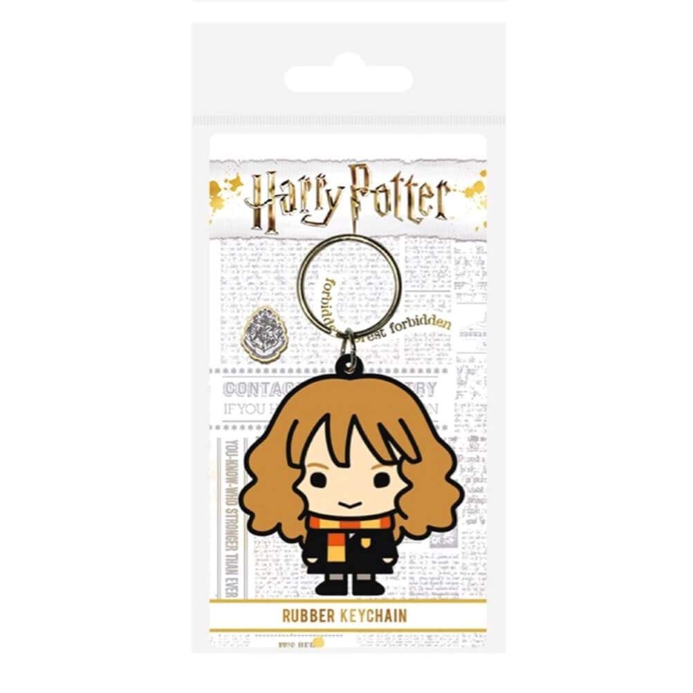 HARRY POTTER Rubber Keyring Hermione Granger Chibi - Official Merchandise