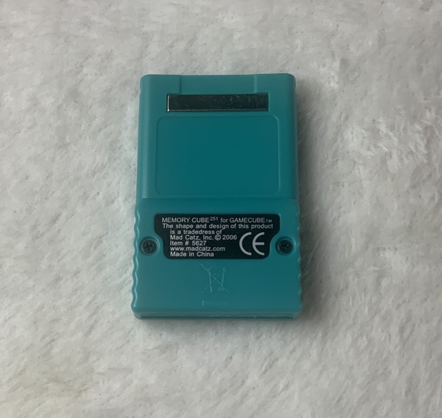 Mad Catz 4X Memory Cube (Nintendo GameCube) Memory Card Tested Used