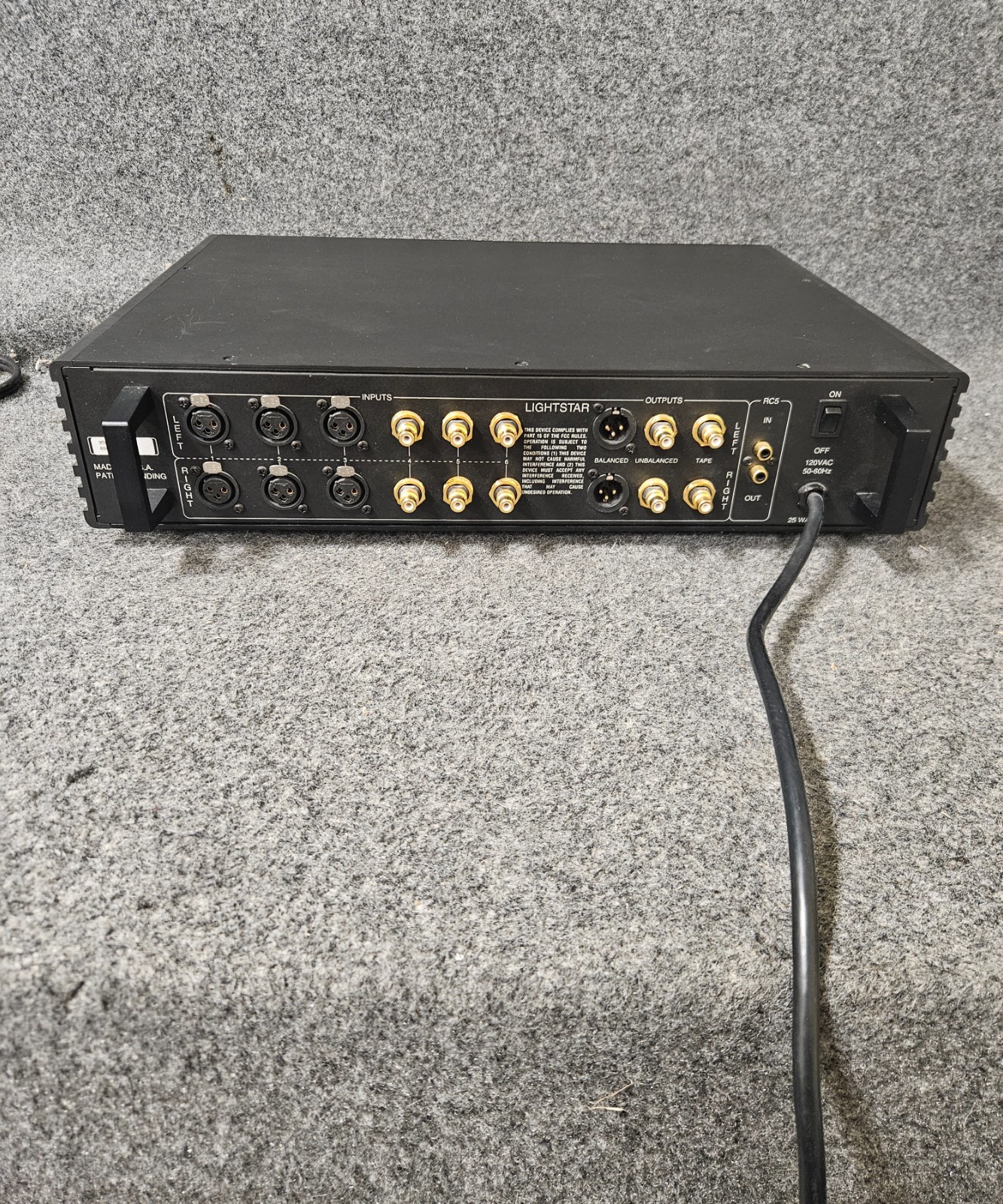 Carver Research Lightstar Direct Stereo Pre amp with remote