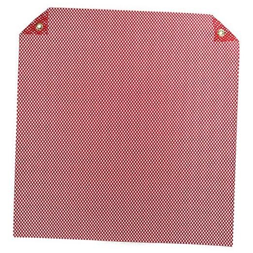 Oversize Warning Products - Grommet Warning Flag 12 Pack 18" x 18" Red