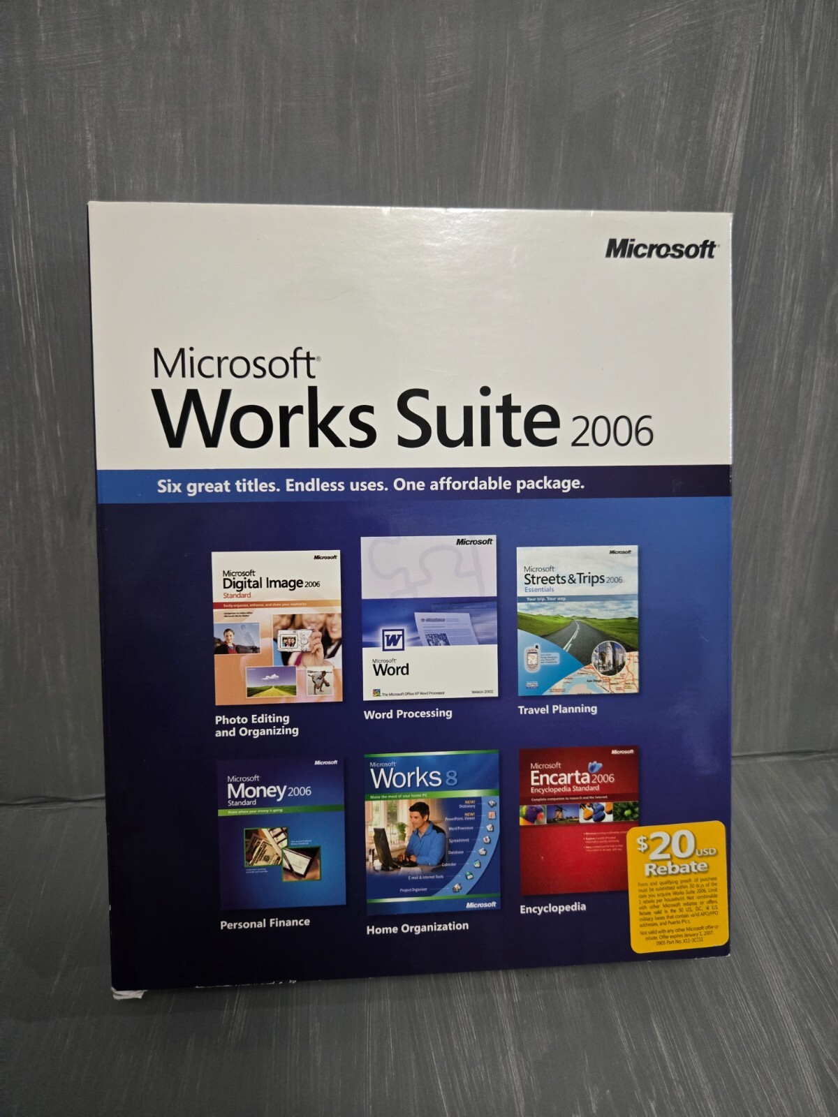 Microsoft Works Suite 2006 _ Six Great Titles _ One Affordable Package