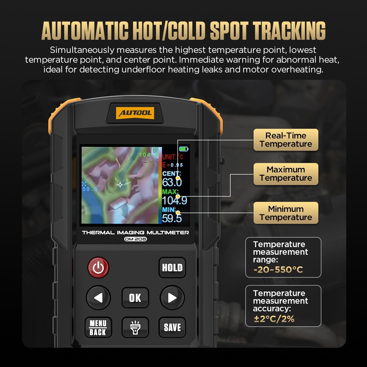 Thermal Imaging Camera Digital Multimeter EPB Electronic Parking Brake Release