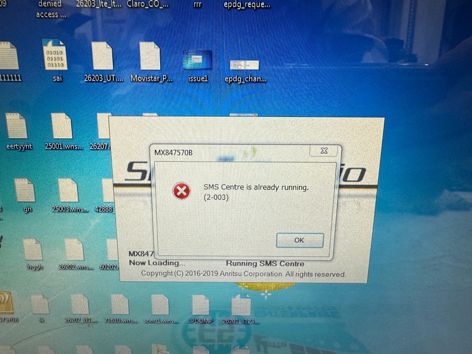 Anritsu MD8475B Signalling Tester (Base Station Simulator)