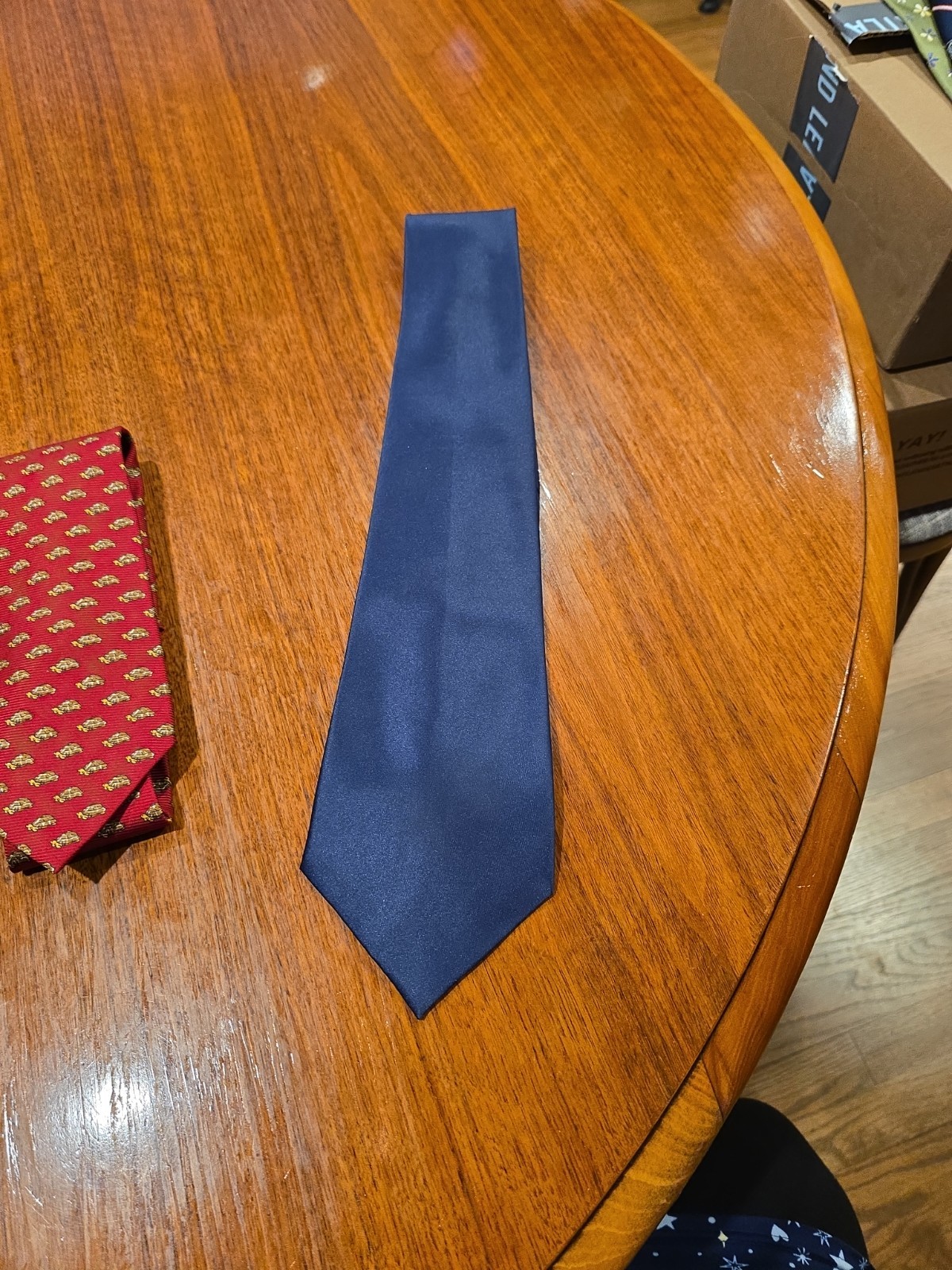 Georgio Bissoni Navy Blue Necktie