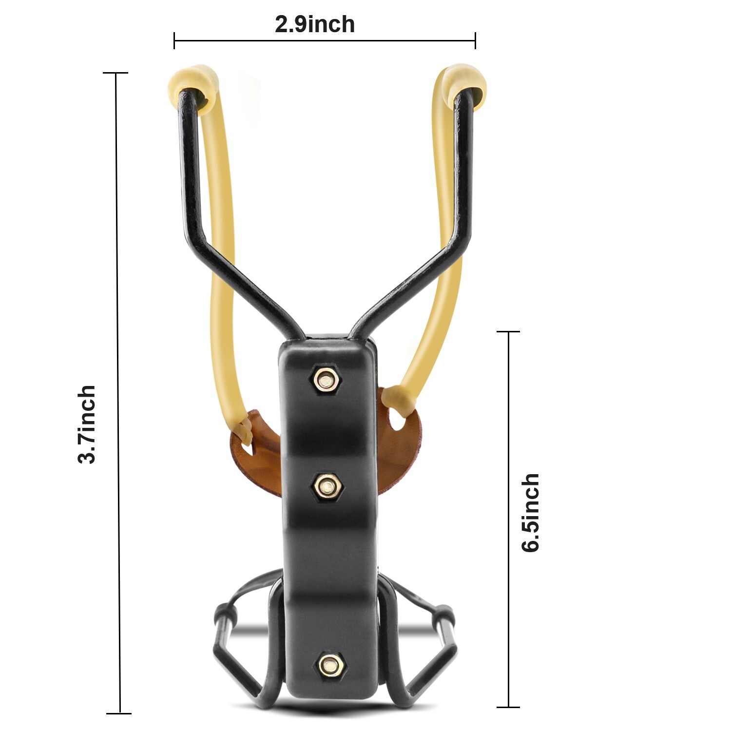Professional Hunting Catapult Safer Slingshot With Rubber Aim Point Target USA