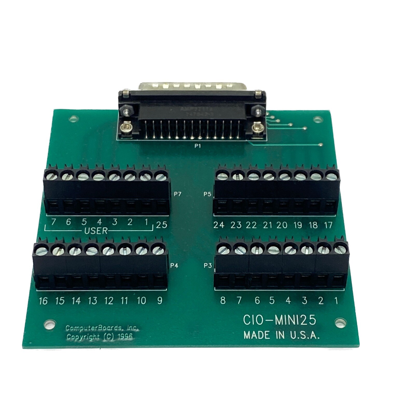 NEW ComputerBoards Inc. Universal Terminal Board CIO-MINI25