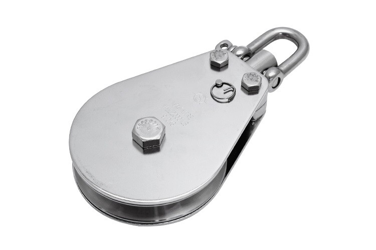 PULL-PRO D SHACKLE BLOCK HILOAD, 5/16" W, 5.0", BB, 316SS