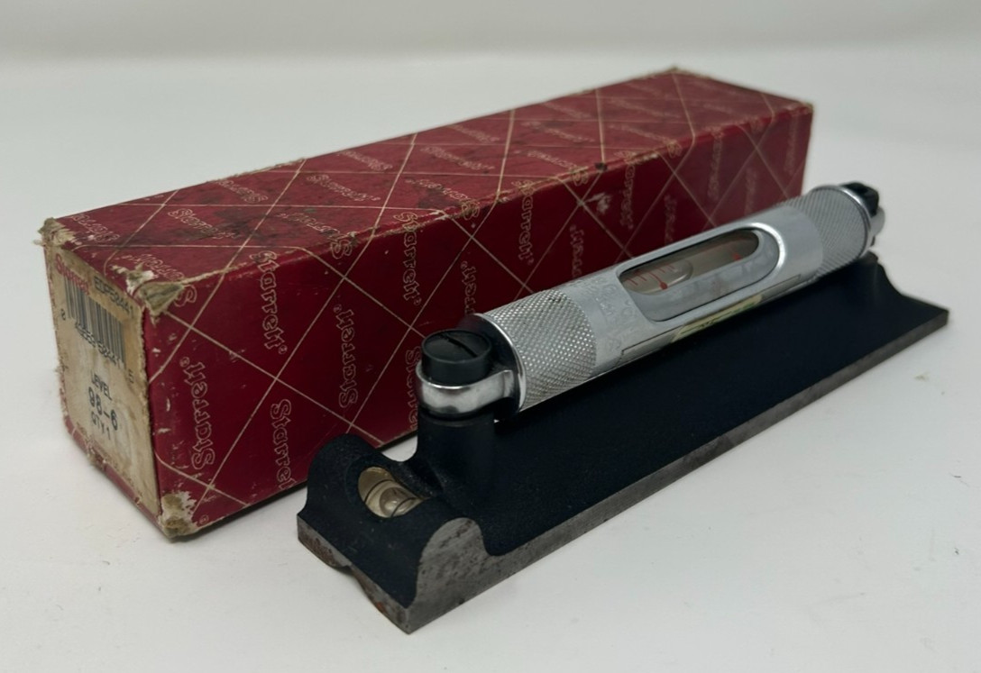 Vintage Starrett Precision Level 98 w/Box FREE SHIPPING📦